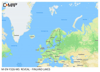 M-EN-Y326-MS C-Map karttakortti Reveal, sisävedet ja rannikko