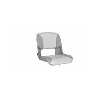 Kipparin tuoli, taittuva, päällystetty Harmaa/Valk